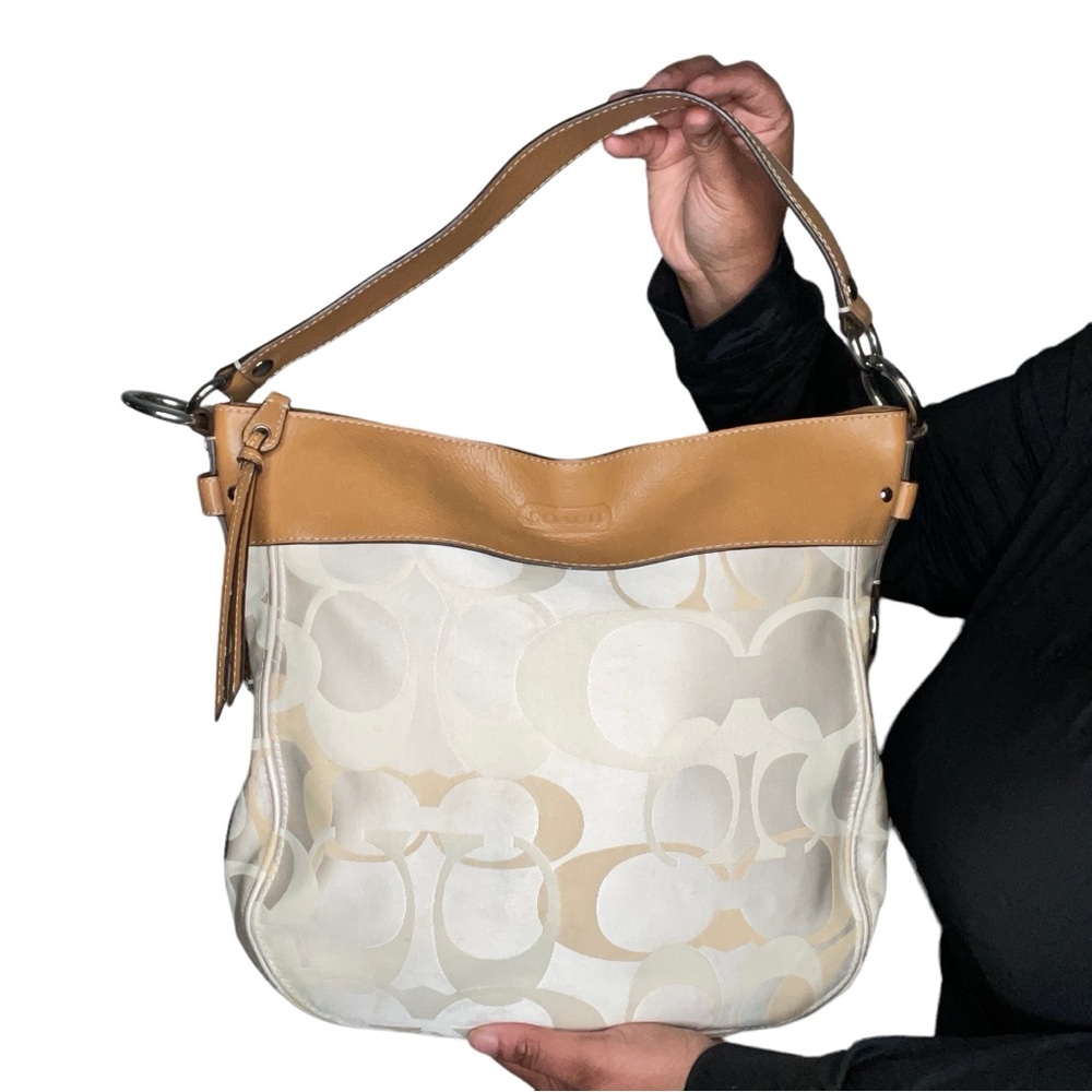 Ivory coach bag